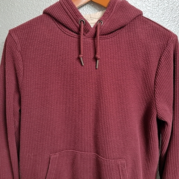 Old Navy Maroon Ribbed Hoodie Size S - Picture 8 of 12